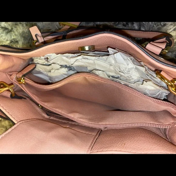 Merona Mauve Satchel - Picture 7 of 9